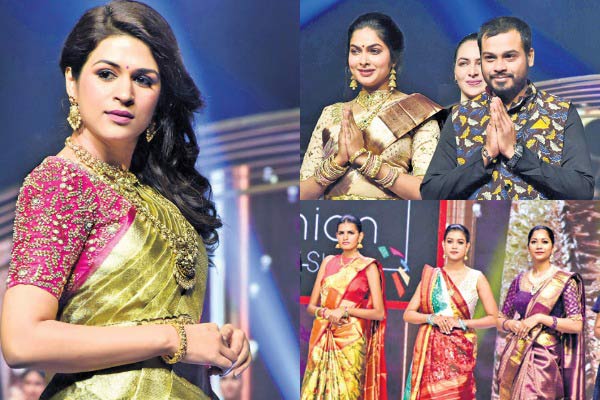 Bridal Fashion Show held at Hitex exhibition centre in Hyderabad