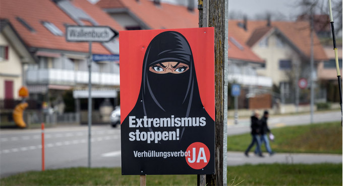Switzerland referendum: People vote to ban full face coverings in public places