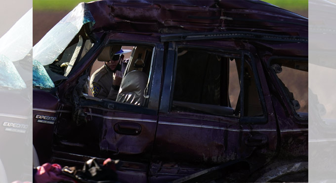 California crash kills 13 of 25 people crammed into SUV