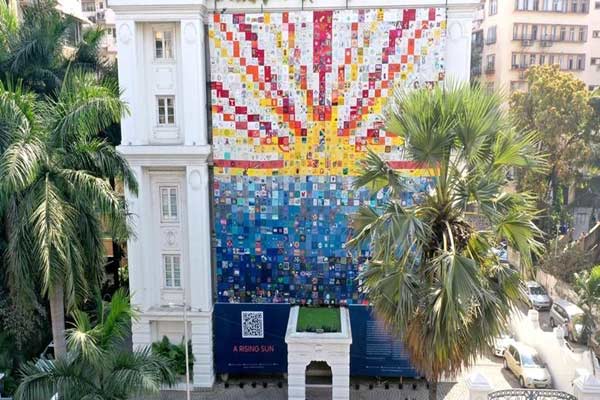 Mumbai locations exhibit hundreds of artistic ‘Corona Quilts’