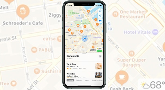 Covid airport travel guidance now available in Apple Maps