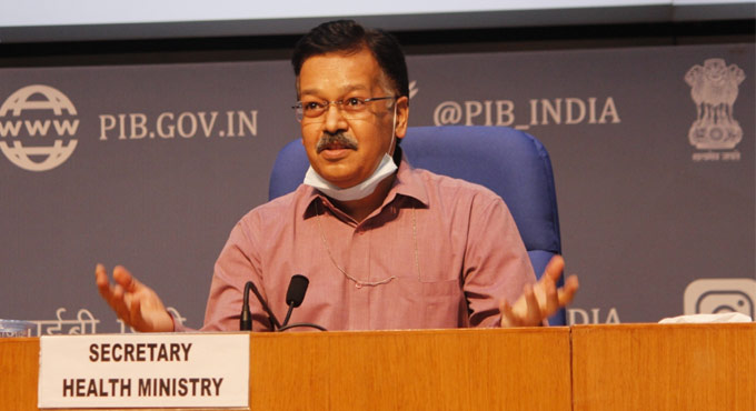 Covid spike: Union Health Secretary chairs high-level meet with 12 States