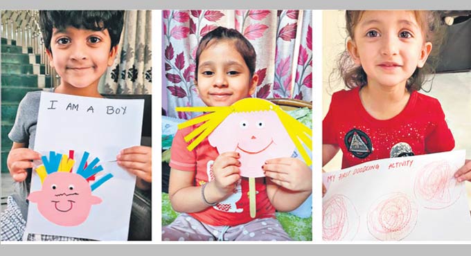 Delhi Public School introduces concept of ‘Myself’ in creative way