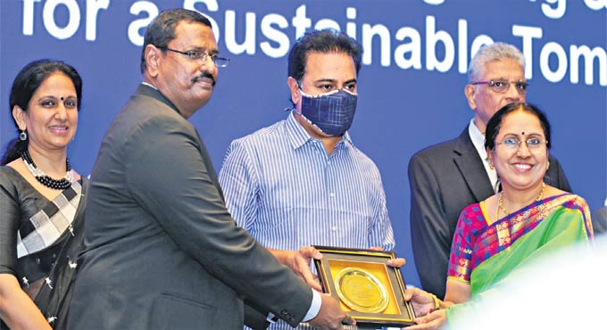 CII confers Haritha Haram award on DPS Nacharam