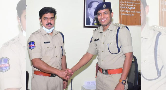 Khare Kiran Prabhakar assumes charge as Bhainsa DSP