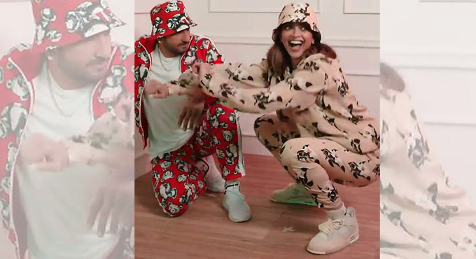 Deepika Padukone, Ranveer Singh hop on the ‘Buss It Challenge’