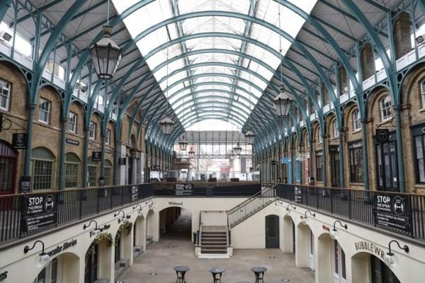 England’s Covid infection rate falls to lowest