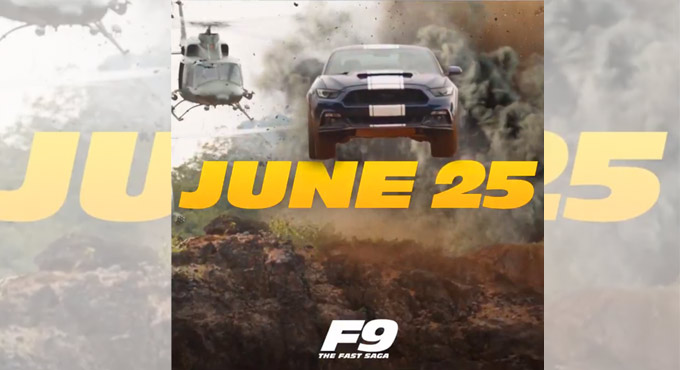 ‘F9’ postponed for third time, film to hit theatres in June