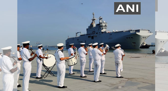 French ships reach Kochi to lead QUAD naval exercise