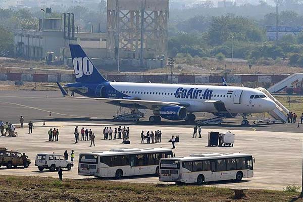 GoAir makes history with 1st Srinagar night flight