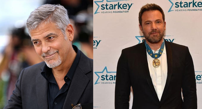 George Clooney spotted directing Ben Affleck in new film