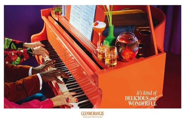 A technicolour campaign launched in India by Glenmorangie