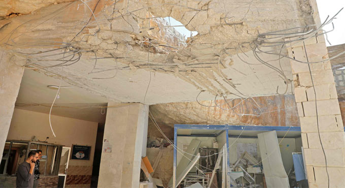 Government attack on hospital in northwestern Syria kills 6