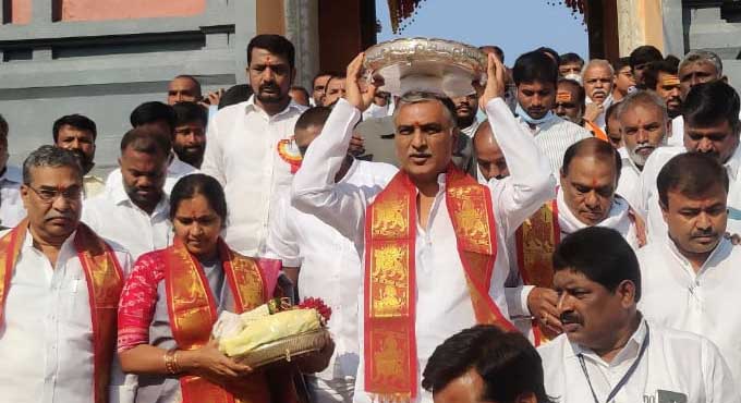 Paddy cultivation in one crore acre made possible by KLIS: Harish Rao