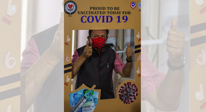 Close to 40 L signed up on CoWIN till Tuesday morning: Harsh Vardhan