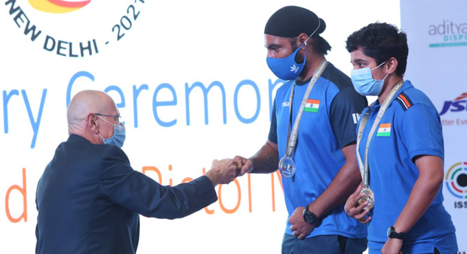 ISSF WC: India win silver in men’s 25m Rapid Fire Pistol team event