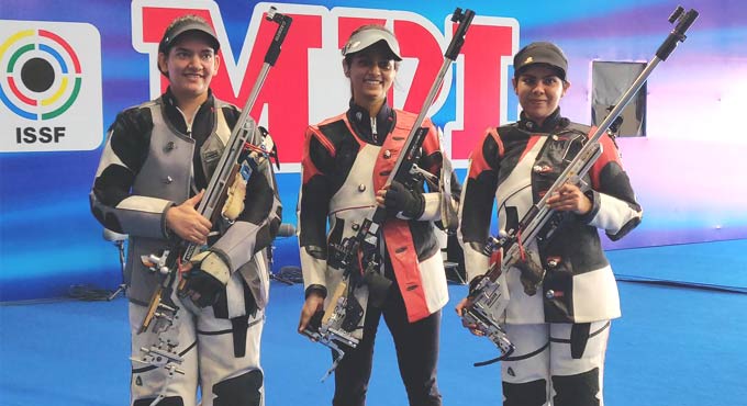 ISSF WC: India win silver in women’s 50m rifle 3 positions event