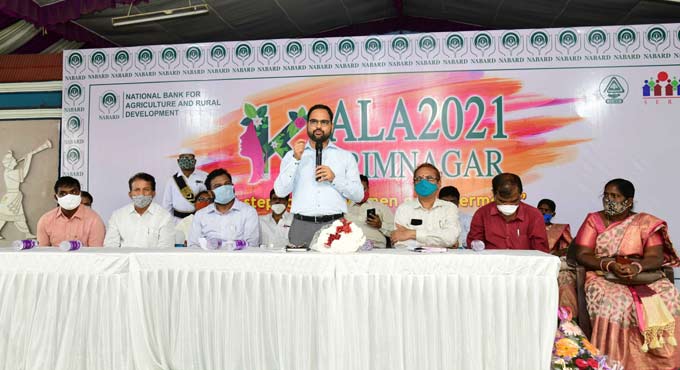 NABARD at forefront of women empowerment: Karimnagar Collector