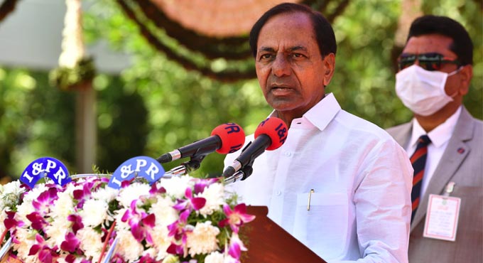 Led T-stir on Gandhian path: KCR