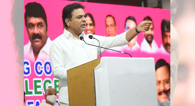 KTR tears into opposition, slams centre for ‘indifferent’ attitude