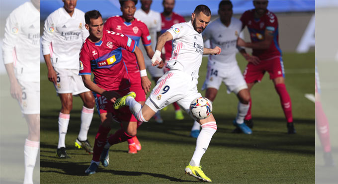 Karim Benzema brace saves Real Madrid’s title hopes