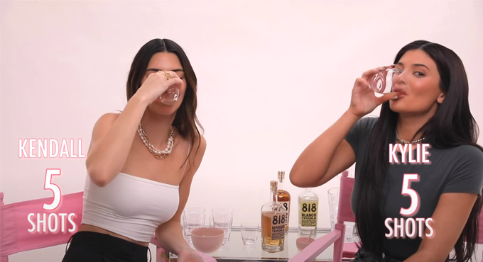 Kendall, Kylie Jenner got drunk while doing their makeup tutorial video