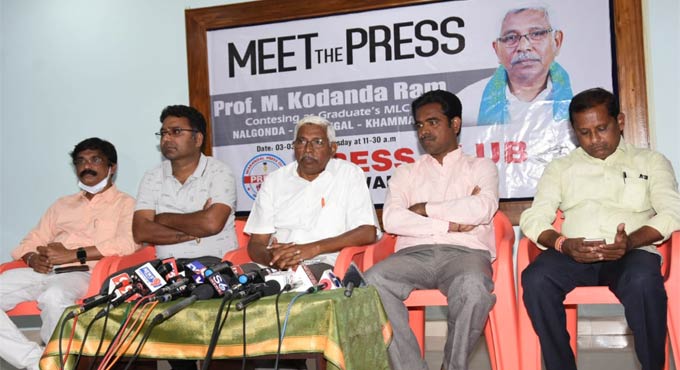 TRS adopting anti-people policies: Prof Kodandaram