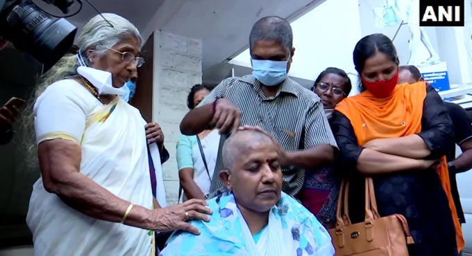 A day after tonsure protest, Lathika Subhash to make ‘decisive decision’