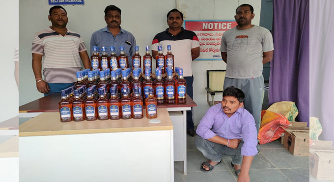 Two held for adulteration of liquor in Asifabad