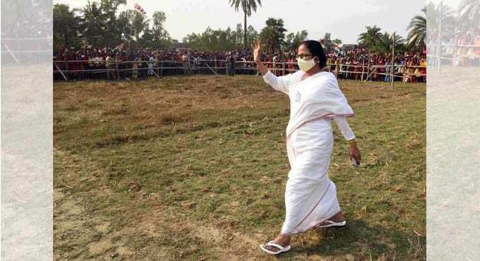 Mamata Banerjee files nomination from Nandigram assembly seat