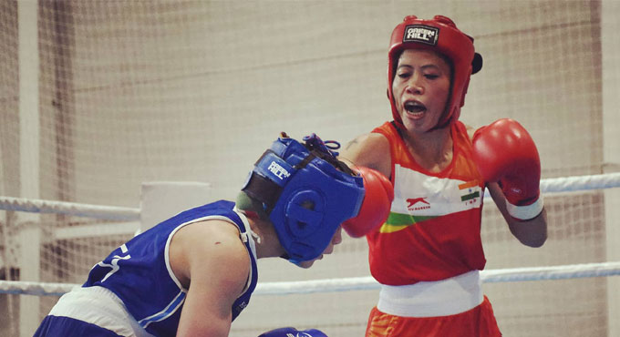 Mary Kom settles for bronze in Boxam tournament