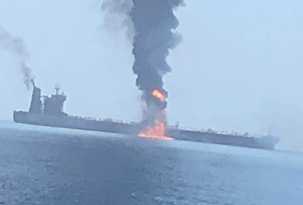 Iranian commercial ship attacked in Mediterranean Sea