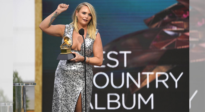 Miranda Lambert wins Grammy award for ‘Wildcard’