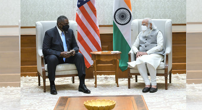 Modi meets US Defence Secy, stresses commitment to partnership