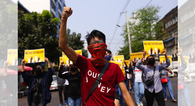 Myanmar protest deaths top 300 as US, UK, impose sanctions