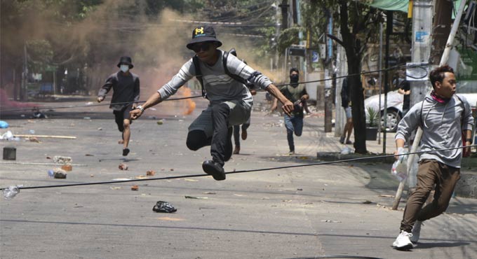 Myanmar police outpost attacked by Kachin guerrillas