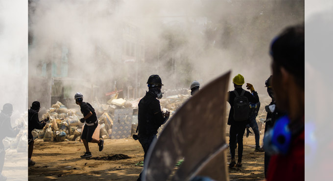 Martial law imposed in parts of Myanmar city as deaths rise