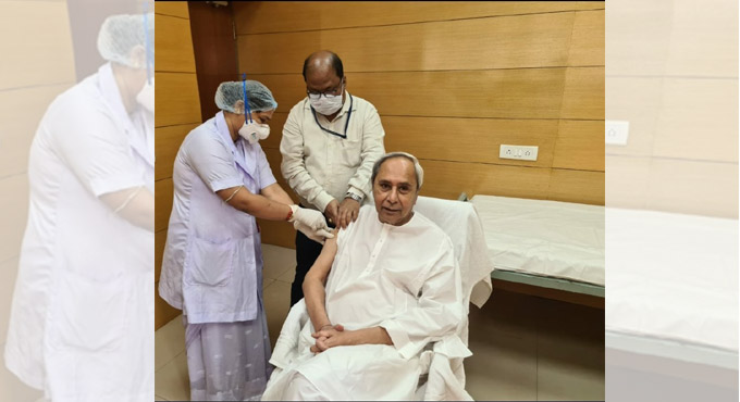 Odisha CM Naveen Patnaik receives first jab of Covaxin