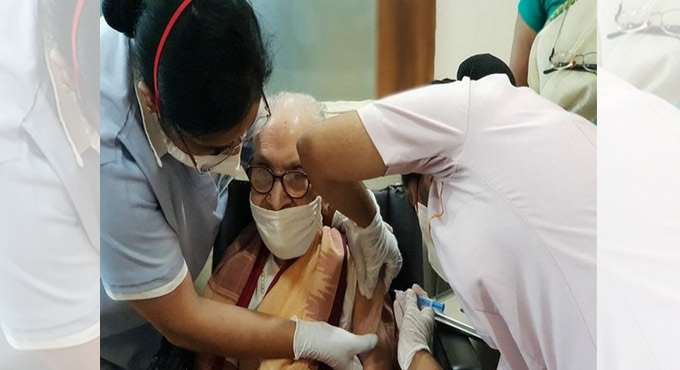 103-year-old becomes oldest woman in India to get Covid-19 vaccine