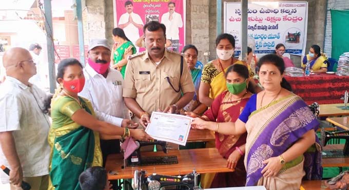NGO distributes sewing machines to women in Khammam