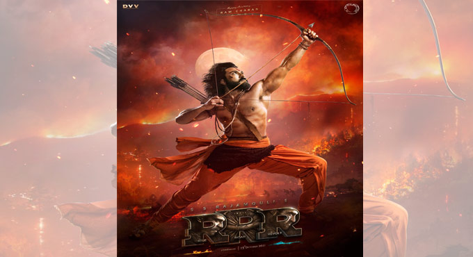 Ram Charan’s look in ‘RRR’ unveiled by SS Rajamouli