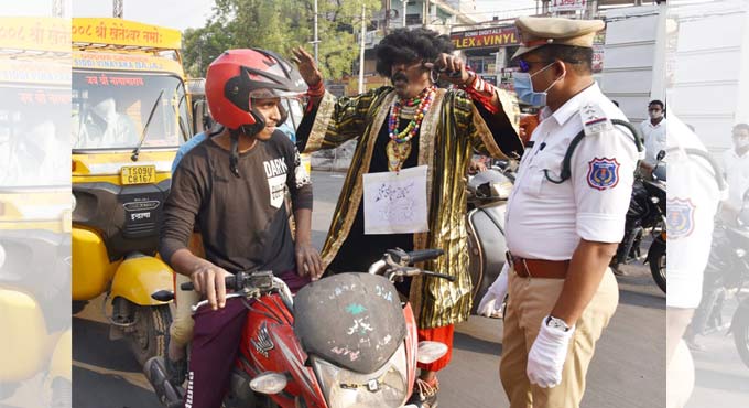 Rachakonda cops act tough on mask violators