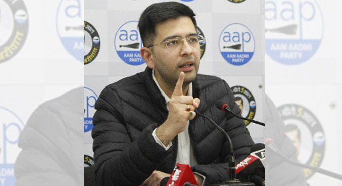 AAP’s Raghav Chadha tests positive for COVID-19