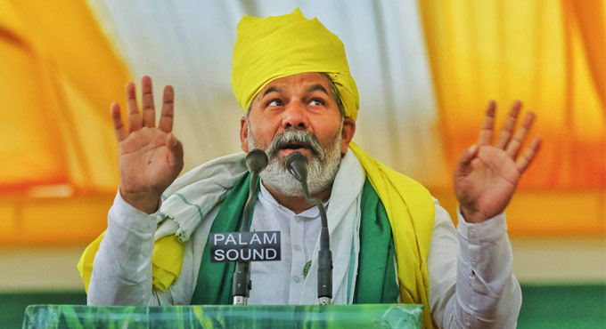 Farmers may have to enter Delhi, breach barricades again: Rakesh Tikait