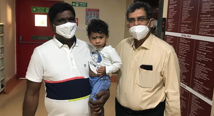 17-month-old undergoes robotic surgery at Citizens Hospital