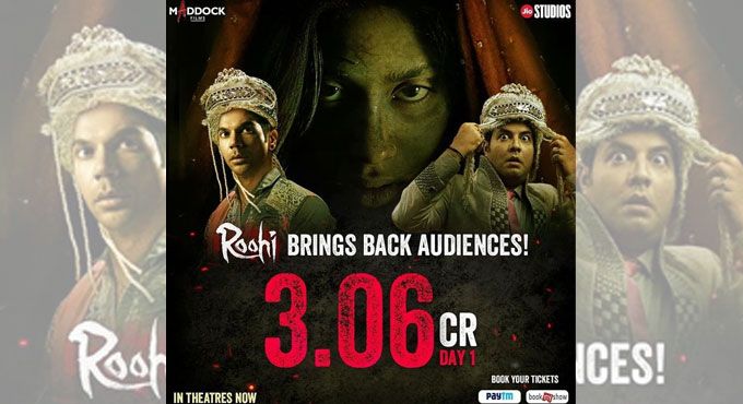 ‘Roohi’ collects Rs 3.06 crore on opening day