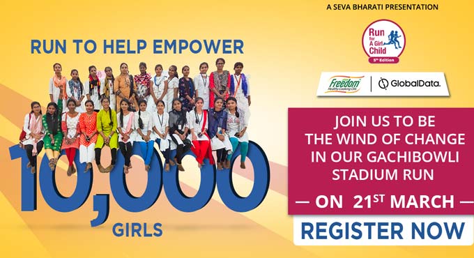 ‘Run for a Girl Child’ in Hyderabad on March 21