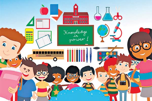 ‘School- a zone of learning and an abode of merriment’