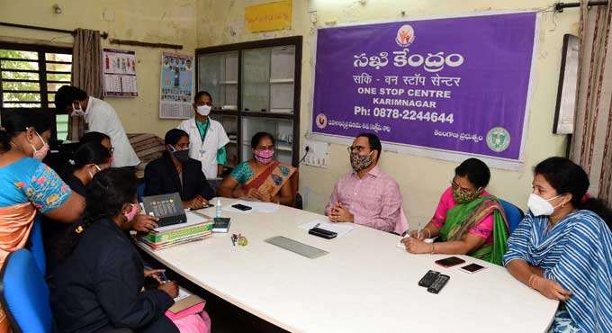 Sakhi centres should help women achieve self-reliance: Karimnagar Collector