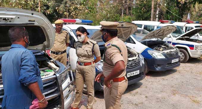 Khammam: Police patrol vehicles fitted with GPS devices